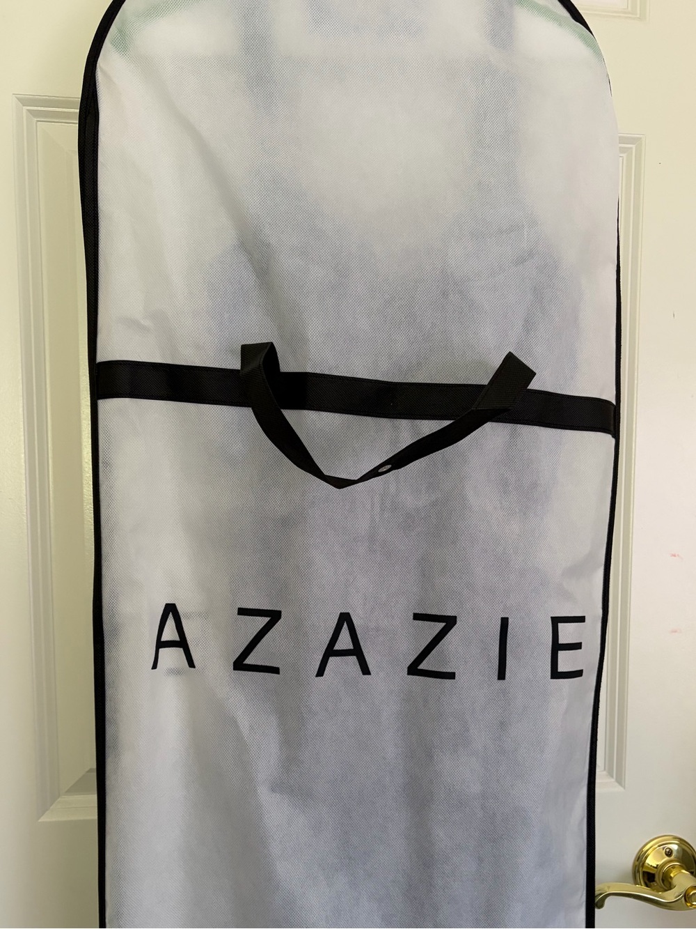 NWT Azazie Shaude A-Line Pleated Chiffon Formal Bridesmaid Dress in Dusty Blue - Picture 11 of 12